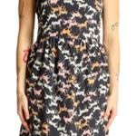 Anthropologie Porridge Petaluma Sundress Horse Equestrian Print Polka Dot Size L Blue Size L Photo 0