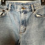 Ralph Lauren Lauren  Capris Jeans Womens Size 12 High Rise Stretch‎ Slits Momcore Photo 2