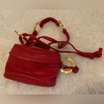 Lic benoit Luc Benoit vintage red leather belt bag Photo 8
