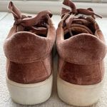Steve Madden Bertie-V lace up faux velvet fashion sneakers size 8.5B Photo 3