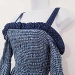 Tularosa  Smocked Tiered Wide Sleeves Off Shoulder Mini Dress Photo 4