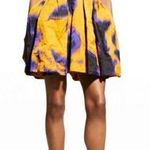 Jason Wu  Peplum Mini Dress Purple Abstract Print Women’s Size 10 Sleeveless Photo 0
