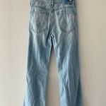 MOTHER The Mid Rise Rambler Zip Flood Jeans in Ripped Off 27 Photo 6