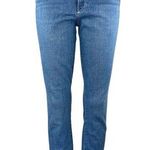 3x1 NYC Women's Blue High Rise Frayed Raw Hem Skinny Denim Jeans Pants Size 28 Photo 0