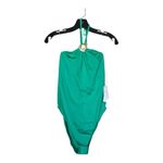 Sunshine 79 Green Gold Ring Halter Neck One Piece Swimsuit Size 10 Photo 5