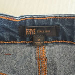 Frye Women's Button down Denim Skirt Size 2 Blue dark wash mid rise Photo 5