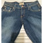 Y2K Frankie B Jeans Size 4, Inseam: 32 inches. Bootcut, Studded Blue Photo 10