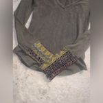 Free People  we the free art school cuff olive green thermal boho spring M Photo 2