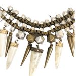 Boho Mixed Metals and Stone Tooth Photo 2