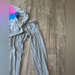 PINK - Victoria's Secret PINK Victoria’s secret Gray Tracksuit with Pink and Blue Accents Photo 5
