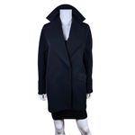 H&M  Oversized Nylon Double Breasted Jacket Blazer Coat Photo 2
