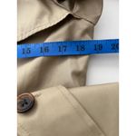 Banana Republic  Trench Coat‎ Medium Tall Double Breasted Belted Classic Photo 5