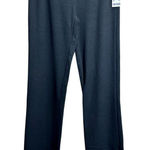 Urban Outfitters Ribbed Pull On Pants Women's Small Black Elastic Waist Y2K Photo 0