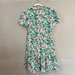Lili Sidonio Sweet Daydreams Light Green Hirst Print Shirt Dress NEW XS Pink Photo 5