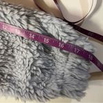 BDG  Light Grayish Blue Crop Teddy Jacket Size S NWT Photo 6