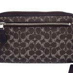 Coach  Brown Gray Signature Wallet Wristlet Photo 1