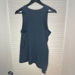 Market & Spruce 💙✨ Active Blue Gray Asymmetrical Sleeveless Tank Top Photo 3