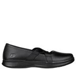 Skechers Leather Work Relaxed Fit Sunrosa Evit Slip Resistant Mary Jane Black 7 Photo 1
