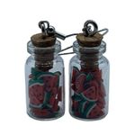 NEW Watermelon slices in mason jar fashion earring Photo 13