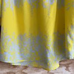 Gap Factory flowy lightweight floral 3/4 sleeve cold shoulder blouse size XL Yellow Photo 4