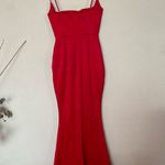 House Of CB  'Olivette' Red Rose Satin Corset Maxi Dress‎ NWOT size XL Photo 7