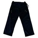 Kyodan  Black Elastic Waist Pull On Capri Yoga Sporty Straight Leg Mid Rise Sz S Photo 0