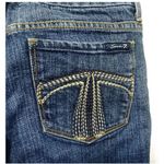 7 For All Mankind Premium Seven Boot Cut Jeans Embroidered Pocket Size 27 ~4~30” inseam Photo 3