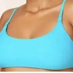 ANDIE NWT  Swim The Riviera Bikini Top Adjust Straps Removable Cup M Coastal Blue Photo 8