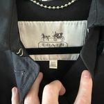 Coach  Trench Coat Jacket Size XS Color Black Photo 3