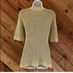 Michael Kors all seasons gold open knit button down ca… Photo 7