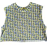 Free People FP Movement Inspire Tank Top Size Large Printed Trippy Geo Photo 3