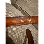 Taxidermy Python Logo Belt w/Dust Bag Sz. XS Yellow Photo 4