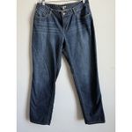 J.Jill Jeans Womens Size 12 Denim Dark Wash Stretch Mid Rise Straight Leg Pants Photo 5