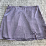 Hollister  Lilac Mini Satin Skirt Photo 0