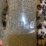 Stuart Weitzman  Transparent Glitter Sandal size 8 Photo 3
