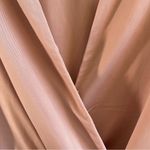 Revolve  Dress Lovers + Friends Pink Love Happy Ruched Low Cut Surplice Mini Sz S Photo 8