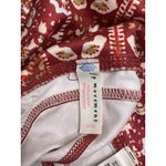 Free People Movement Printed Leggings Women XS You're A Peach Ruched Red Boho Photo 5