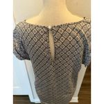 Artisan NY  Womens L Floral Geo Rayon Sleeveless Blouse Top Shirt Photo 3