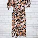 Bohme Kinsley Floral Short Sleeve Midi Dress Size S Photo 3