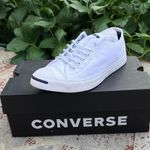 Converse Jack Purcell Canvas White Shoes Photo 0