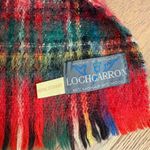 Vintage Royal Stewart Scotland Red Plaid Wool Beret Hat and Scarf Photo 1