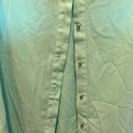 Romeo + Juliet Couture Mint green sheer button down sleeveless shirt Photo 1