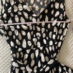 Rafaella Black and white polka dot faux wrap dress Medium Photo 5