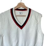 Aritzia Sunday Best M Merino Wool V neck Cropped Sweater Vest Preppy Photo 6