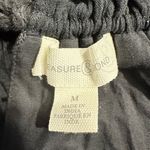 Treasure & Bond  Swing Dress Women's Medium Black  Cotton Blend Tiered Sleeveless Photo 5