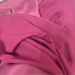 Lulus Burgundy Satin Maxi Dress Size XS NWT Wedding Pom Concert Party Pom Red Photo 9