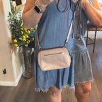 Tignanello BELLA Rose Gold Leather Crossbody Bag EUC Belt Bag Convertible purse Pink Photo 2