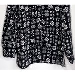 The Tog Shop Long Sleeve Shirt Floral Button Down Top Women Size 16 NLM White Photo 2