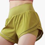 Zazua Lime Green Running - Training Shorts Photo 0
