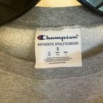 Champion  Gray and Purple TCU Crewneck Sweatshirt Photo 1